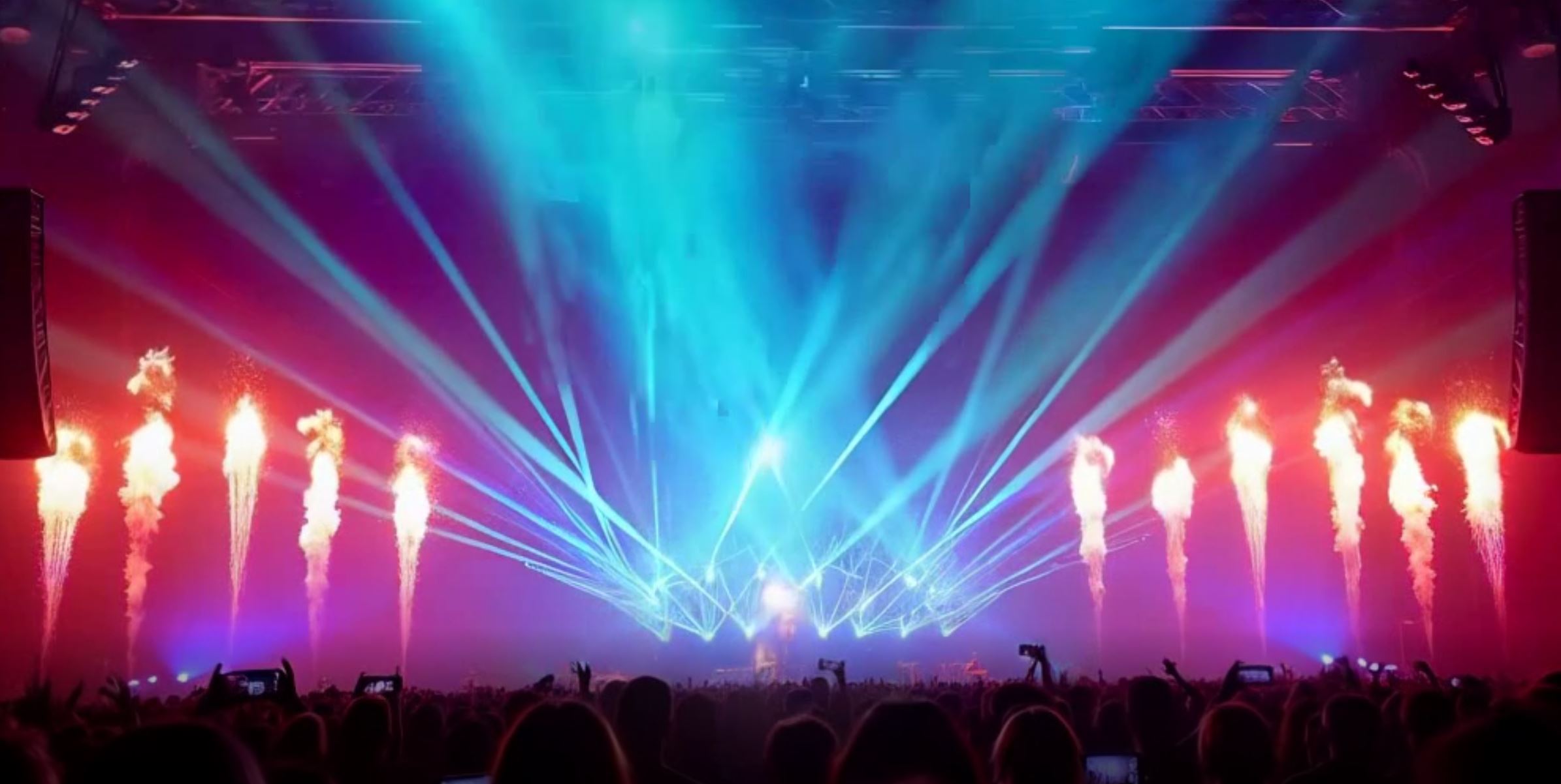 LaserShow pirotecnia mágica